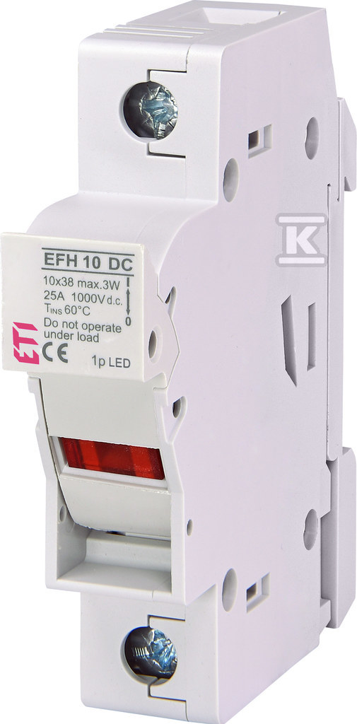 Podstawa bezpiecznikowa z adapterem EFH 10 DC 1p LED AD 002540511