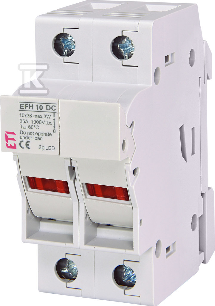 Podstawa bezpiecznikowa z adapterem EFH 10 DC 2p LED AD 002540513 - obrazek 1