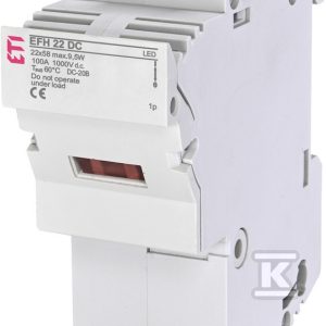 Podstawa bezpiecznikowa DC EFH 22 DC LED 1P 002570211 Podstawa bezpiecznikowa DC EFH 22 DC LED 1P 002570211