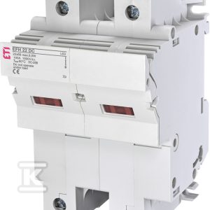 Podstawa bezpiecznikowa DC EFH 22 DC LED 2P 002570213 Podstawa bezpiecznikowa DC EFH 22 DC LED 2P 002570213