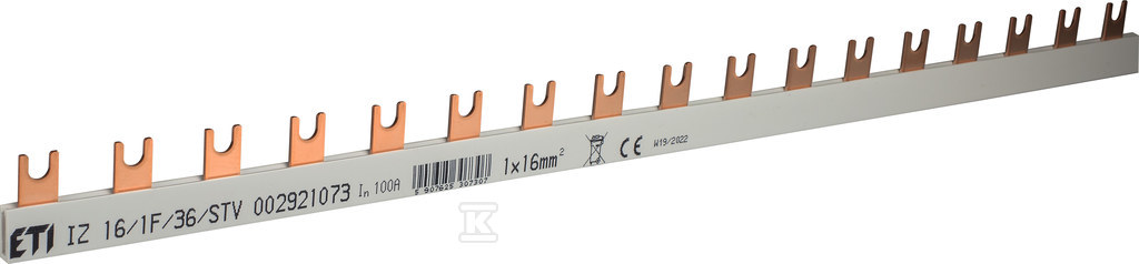 Izolowana szyna zbiorcza IZ16/1F/36/STV 002921073 - obrazek 1