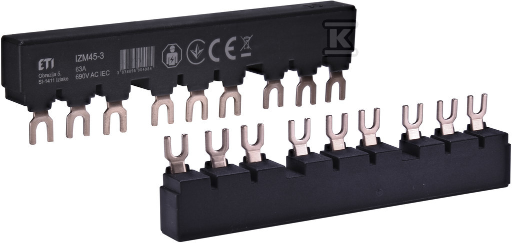 Izolowana szyna łączeniowa (do 3xMPE25) IZM45-3 002921299 - obrazek 1