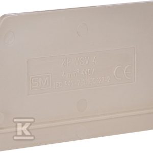Płytka skrajna KP VSV4 003901375 Płytka skrajna KP VSV4 003901375