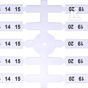 Oznacznik elastyczny (20 x 10 szt.) 11-20 (EO3) 003901754 Oznacznik elastyczny (20 x 10 szt.) 11-20 (EO3) 003901754