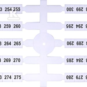 Oznacznik elastyczny (4 x 50 szt.) 251-300 (EO3) 003901782 Oznacznik elastyczny (4 x 50 szt.) 251-300 (EO3) 003901782