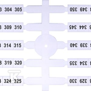 Oznacznik elastyczny (4 x 50 szt.) 301-350 (EO3) 003901784 Oznacznik elastyczny (4 x 50 szt.) 301-350 (EO3) 003901784