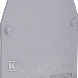 Płytka skrajna do ESC-CBC.2…ESC-CBC.10 (szara) ESC-CBC.2-10/PT 003903010 Płytka skrajna do ESC-CBC.2…ESC-CBC.10 (szara) ESC-CBC.2-10/PT 003903010