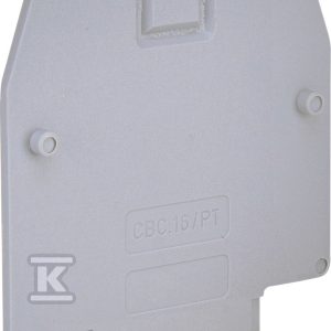 Płytka skrajna do ESC-CBC.16 (szara) ESC-CBC.16/PT 003903011 Płytka skrajna do ESC-CBC.16 (szara) ESC-CBC.16/PT 003903011