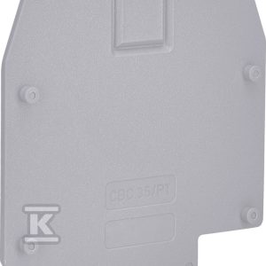 Płytka skrajna do ESC-CBC.35 (szara) ESC-CBC.35/PT 003903012 Płytka skrajna do ESC-CBC.35 (szara) ESC-CBC.35/PT 003903012
