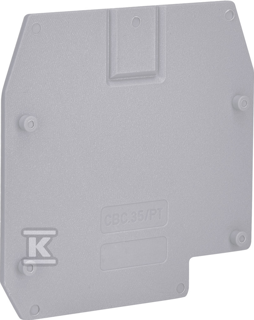 Płytka skrajna do ESC-CBC.35 (szara) ESC-CBC.35/PT 003903012 - obrazek 1