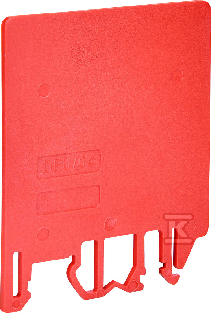 Plytka działowa do ESC-CBC.2...ESC-CBC.10 (czerwona) ESC-DFU/4/R 003903013 - obrazek 1
