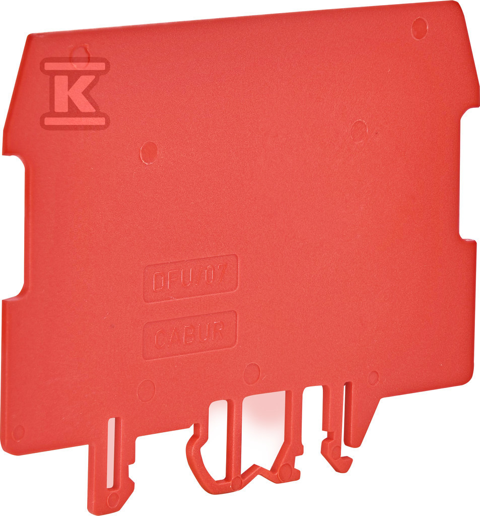 Plytka działowa do ESC2-DBC.2 ESC2-DBC4 (czerwona) ESC-DFU/7/R 003903015 - obrazek 1