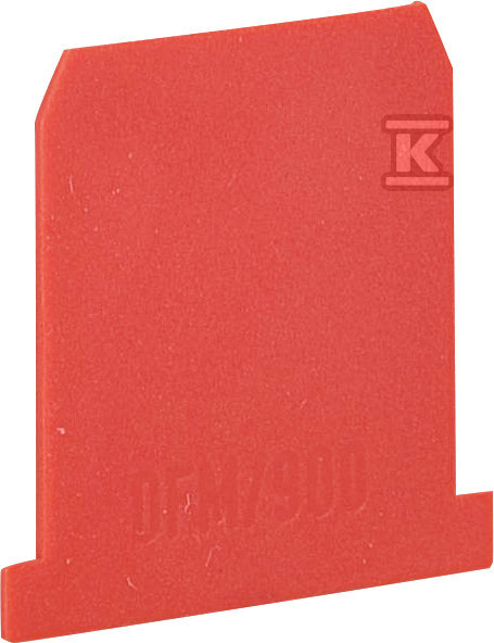Plytka działowa 17x18 mm do ESC-CBC.2ESCCBC.10, ESC2-DBC.2M ESC2-DBC.4 (czerwona) ESC-DFM/900 003903016 - obrazek 1