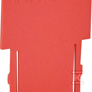 Plytka działowa 28×32 mm do ESC-CBC.16, ESC-CBC.35 (czerwona) ESC-DFM/700 003903017 Plytka działowa 28×32 mm do ESC-CBC.16, ESC-CBC.35 (czerwona) ESC-DFM/700 003903017