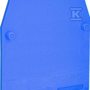 Płytka skrajna do ESC-CBC.2B…ESC-CBC.10B (niebieska) ESC-CBC.2-10/PTB 003903050 Płytka skrajna do ESC-CBC.2B…ESC-CBC.10B (niebieska) ESC-CBC.2-10/PTB 003903050
