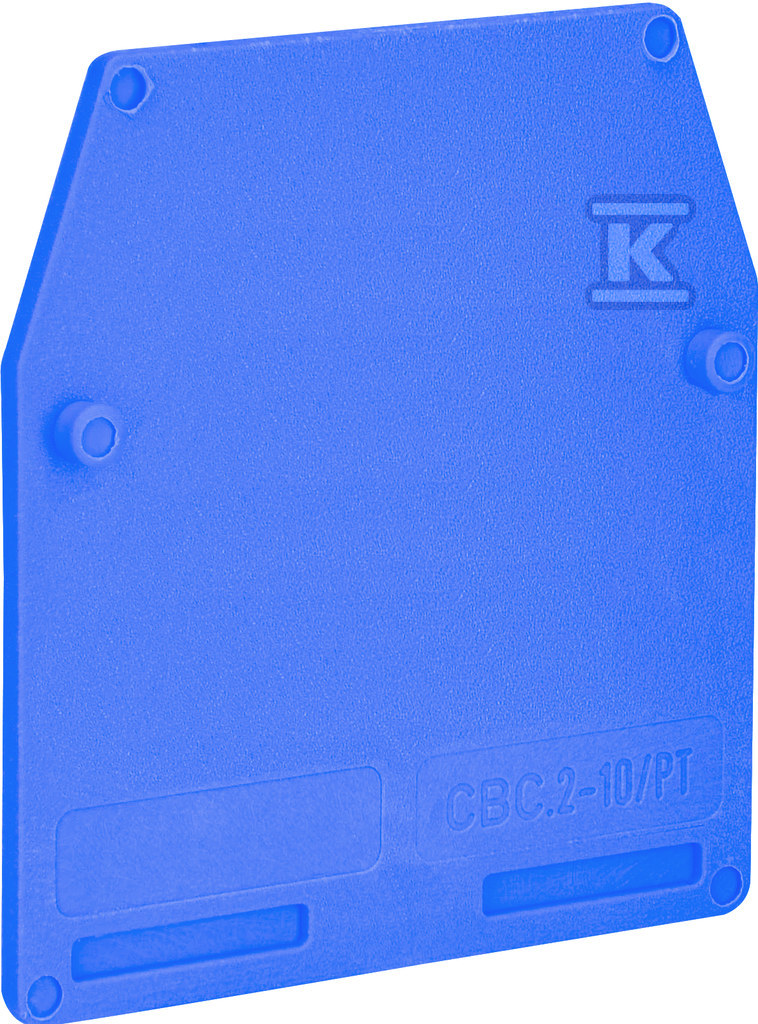 Płytka skrajna do ESC-CBC.2B...ESC-CBC.10B (niebieska) ESC-CBC.2-10/PTB 003903050 - obrazek 1