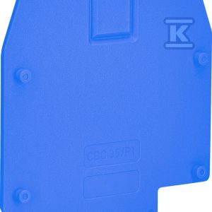 Płytka skrajna do ESC-CBC.35B (niebieska) ESC-CBC.35/PTB 003903052 Płytka skrajna do ESC-CBC.35B (niebieska) ESC-CBC.35/PTB 003903052