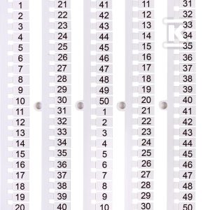Oznacznik 1 do 50 (100 szt.) ES-NU0851001 003903077 Oznacznik 1 do 50 (100 szt.) ES-NU0851001 003903077