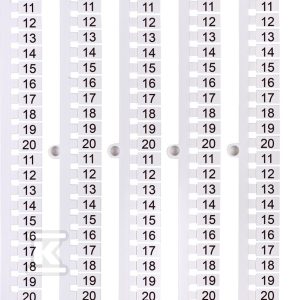 Oznacznik 11 do 20 (100 szt.) ES-NU0851520 003903098 Oznacznik 11 do 20 (100 szt.) ES-NU0851520 003903098