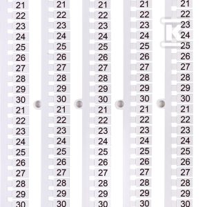 Oznacznik 21 do 30 (100 szt.) ES-NU0851530 003903099 Oznacznik 21 do 30 (100 szt.) ES-NU0851530 003903099