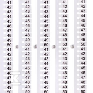 Oznacznik 41 do 50 (100 szt.) ES-NU0851550 003903101 Oznacznik 41 do 50 (100 szt.) ES-NU0851550 003903101