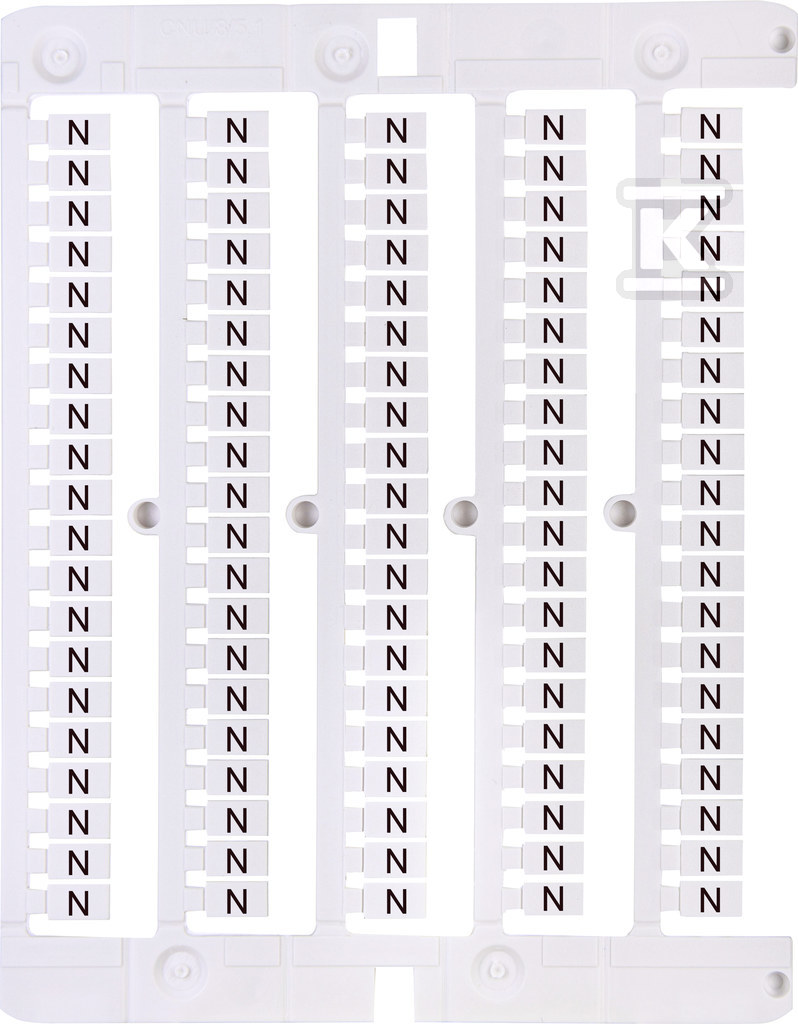 Oznacznik N (100 szt.) ES-NU0851N 003903110 - obrazek 1