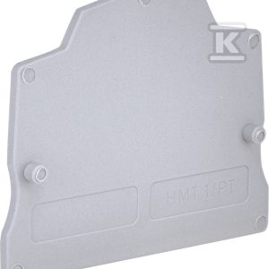 Płytka skrajna 1,5 mm2 do ESP-HMM.1, ESP-HTE.1 (szara) ESP-HMT.1/PT 003903136 Płytka skrajna 1,5 mm2 do ESP-HMM.1, ESP-HTE.1 (szara) ESP-HMT.1/PT 003903136