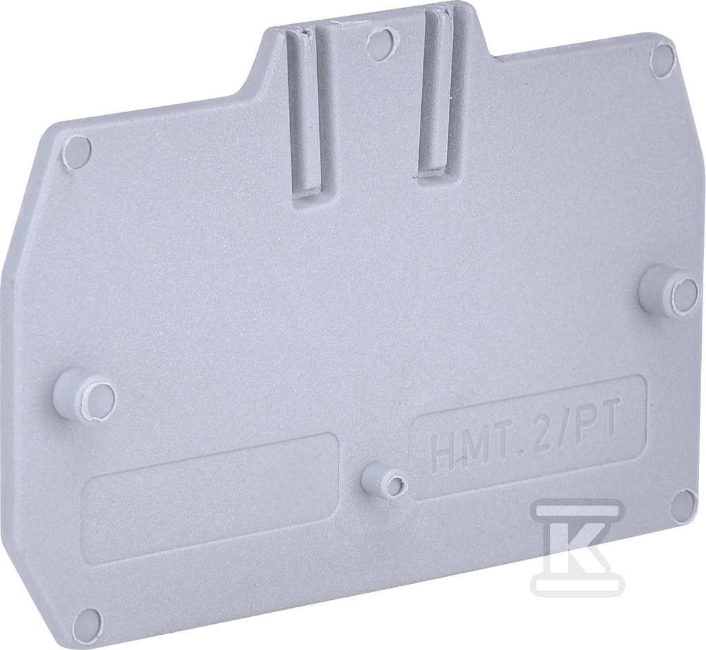 Płytka skrajna 2,5 mm2 do ESP-HMM.2, ESP-HTE.2 (szara) ESP-HMT.2/PT 003903137 - obrazek 1