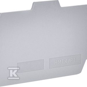 Płytka skrajna 4 mm2 do ESP-HMM.4, ESP-HTE.4 (szara) ESP-HMT.4/PT 003903138 Płytka skrajna 4 mm2 do ESP-HMM.4, ESP-HTE.4 (szara) ESP-HMT.4/PT 003903138