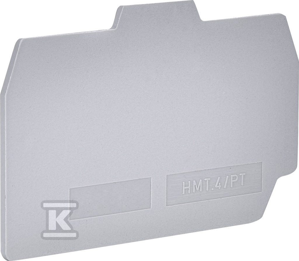 Płytka skrajna 4 mm2 do ESP-HMM.4, ESP-HTE.4 (szara) ESP-HMT.4/PT 003903138 - obrazek 1