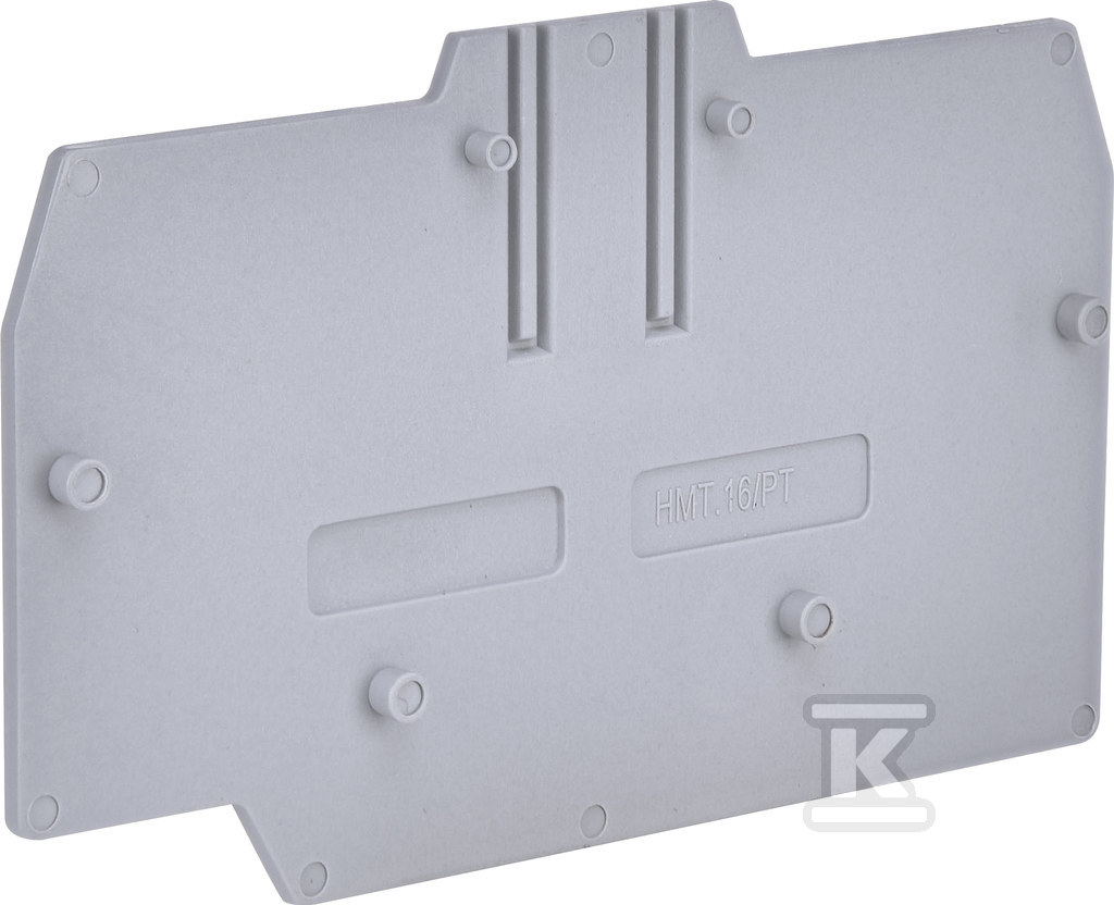 Płytka skrajna 16 mm2 do ESP-H128:H161 (szara) ESP-HMT.16/PT 003903141 - obrazek 1