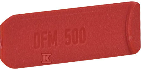 Płytka działowa 4,5×13 mm do ESP-HMM.1 (czerwona) ESP-DFM/500 003903144