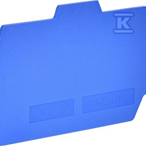 Płytka skrajna 4 mm2 do ESP-HMM.4B (niebieska) ESP-HMT.4/PTB 003903174 Płytka skrajna 4 mm2 do ESP-HMM.4B (niebieska) ESP-HMT.4/PTB 003903174