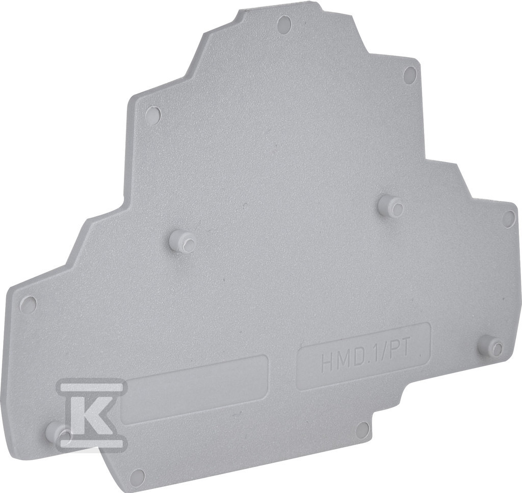 Płytka skrajna do ESP2-HMD.1, ESP2-HMD.2N (szara) ESP2-HMD.1/PT 003903185 - obrazek 1