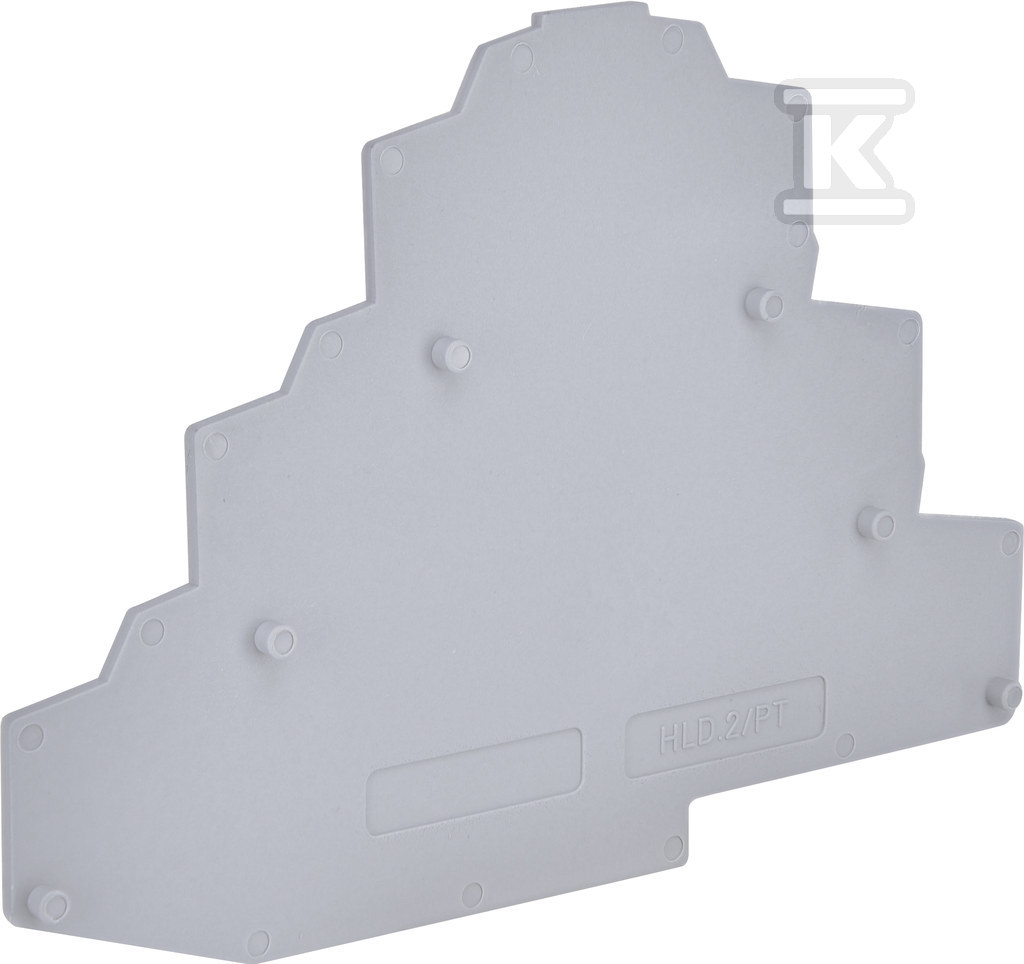 Płytka skrajna do ESP3-HLD.2 (szara) ESP3-HLD.2/PT 003903187 - obrazek 1