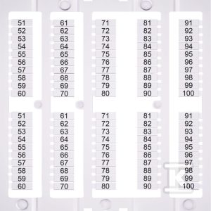 Oznacznik 51-100 (500 szt.) ESP-SHZ/1/51_100 003903198 Oznacznik 51-100 (500 szt.) ESP-SHZ/1/51_100 003903198