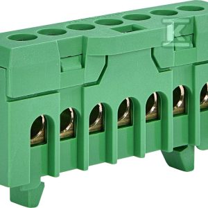 Listwa zaciskowa (1,5-10/16)mm2, 7 otworów, zielona ESC-QBLOK7002 003903205 Listwa zaciskowa (1,5-10/16)mm2, 7 otworów, zielona ESC-QBLOK7002 003903205
