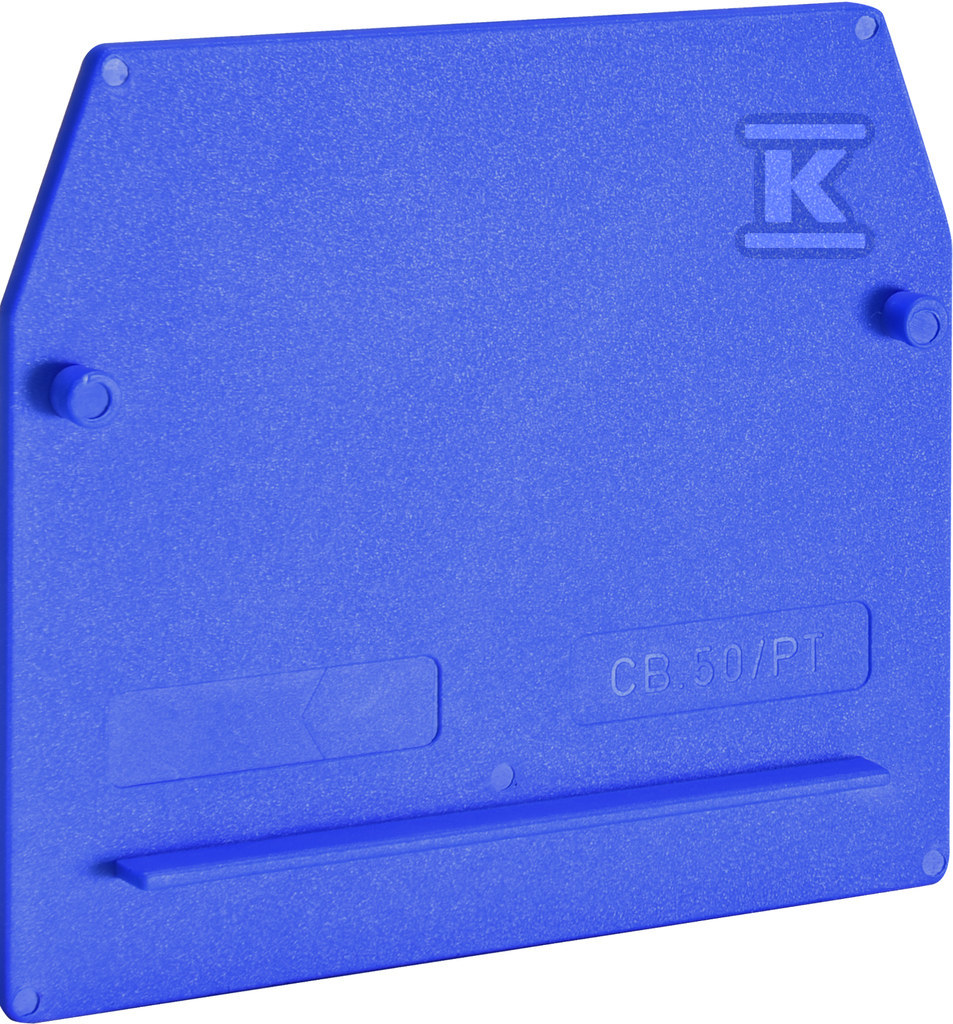 Płytka skrajna do ESC-CBD.50 (niebieska) ESC-CBD.50/PTB 003903244 - obrazek 1