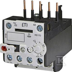 Przekaźnik termiczny RE17D-0,63 004641401 Przekaźnik termiczny RE17D-0,63 004641401
