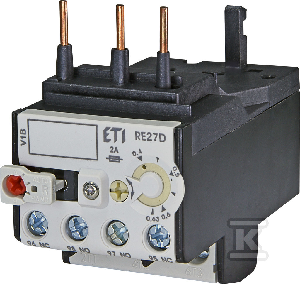 Przekaźnik termiczny RE27D-0,63 004642401 - obrazek 1
