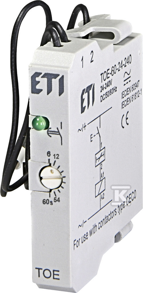 Przekaźnik czasowy TOE-60-24-240 004642733 - obrazek 1
