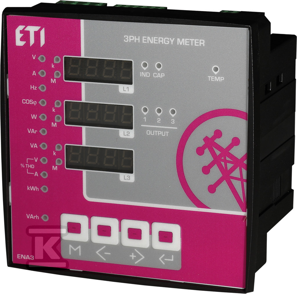 Analizator parametrów sieci 144x144 ENA3 004656578 - obrazek 1