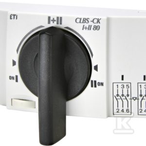 Adapter do budowy rozłączników 6/8 P i przełączników I-I+II-II CLBS-CKI+II80 004661522 Adapter do budowy rozłączników 6/8 P i przełączników I-I+II-II CLBS-CKI+II80 004661522