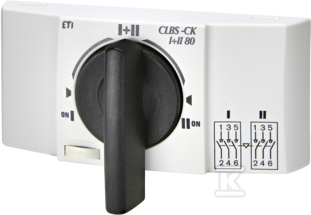 Adapter do budowy rozłączników 6/8 P i przełączników I-I+II-II CLBS-CKI+II80 004661522 - obrazek 1