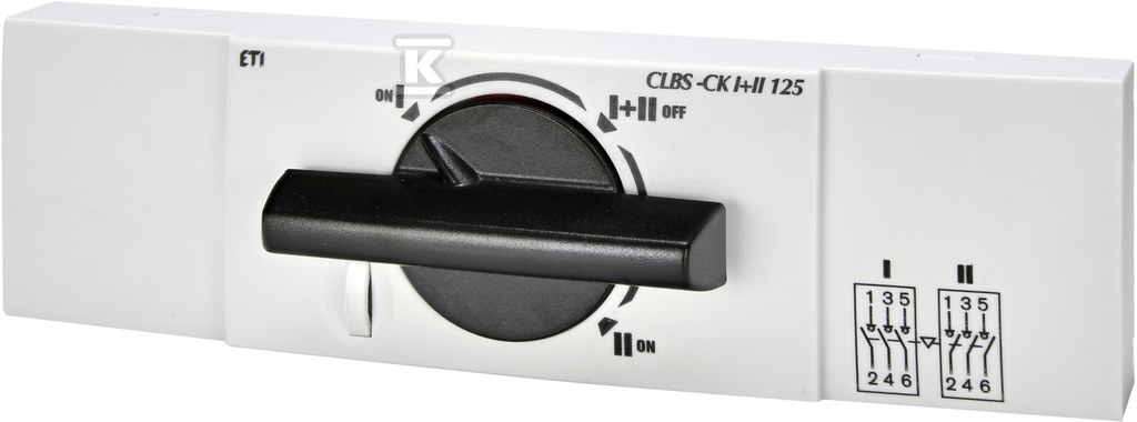 Adapter do budowy rozłączników 6/8 P i przełączników I-I+II-II CLBS-CKI+II125 004661523 - obrazek 1