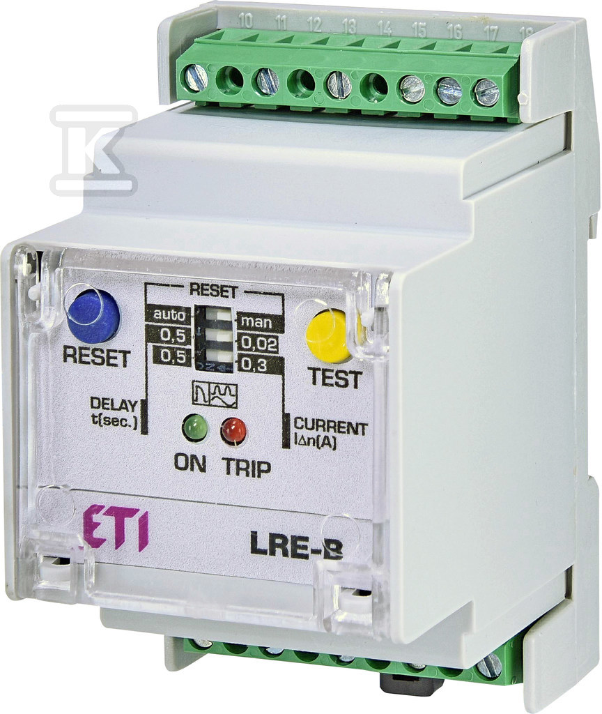Przekaźnik różnicowoprądowy LRE-B 110-230-380V 004671601 - obrazek 1