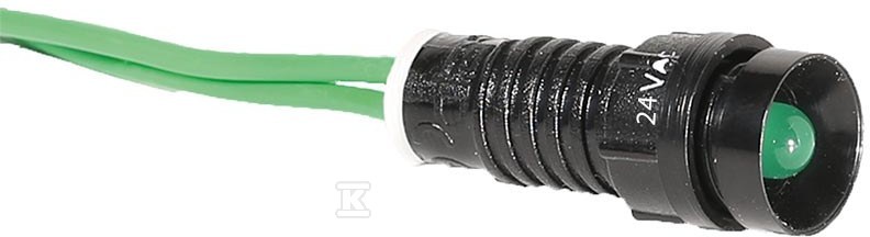 Lampka sygnalizacyjna LED D=5mm zielona 24V AC LS LED 5 G 24AC 004770801 - obrazek 1