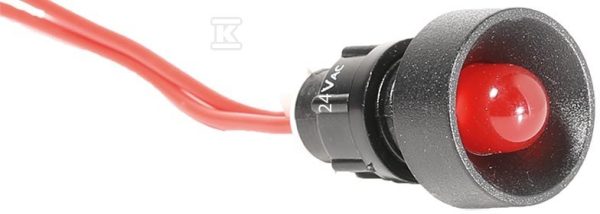 Lampka sygnalizacyjna LED D=10mm czerwona 24V AC LS LED 10 R 24AC 004770808