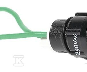 Lampka sygnalizacyjna LED D=10mm zielona 230V AC LS LED 10 G 230AC 004770810 Lampka sygnalizacyjna LED D=10mm zielona 230V AC LS LED 10 G 230AC 004770810