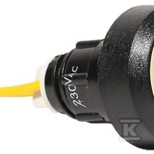 Lampka sygnalizacyjna LED D=20mm żółta 230V AC LS LED 20 Y 230AC 004770818 Lampka sygnalizacyjna LED D=20mm żółta 230V AC LS LED 20 Y 230AC 004770818